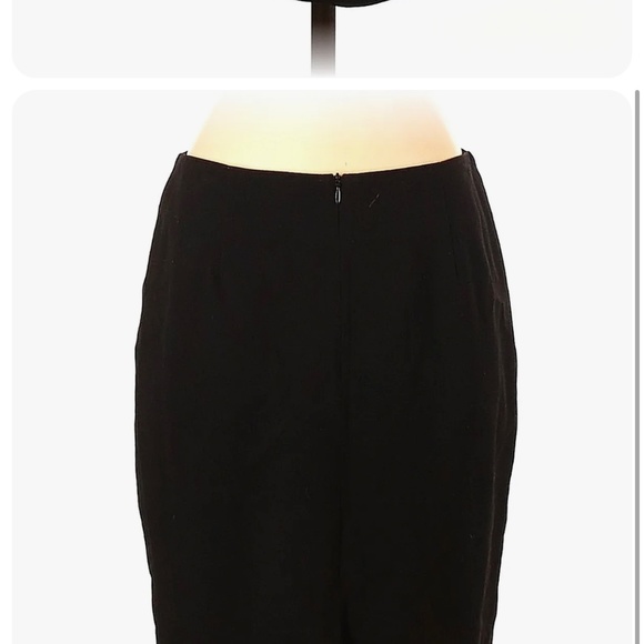 Margaret m black skirt size 4 - Picture 2 of 2